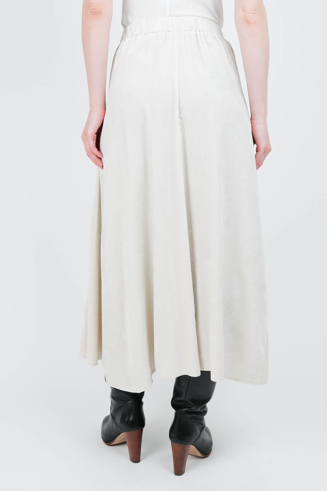 Skirt Corduroy in Ivory