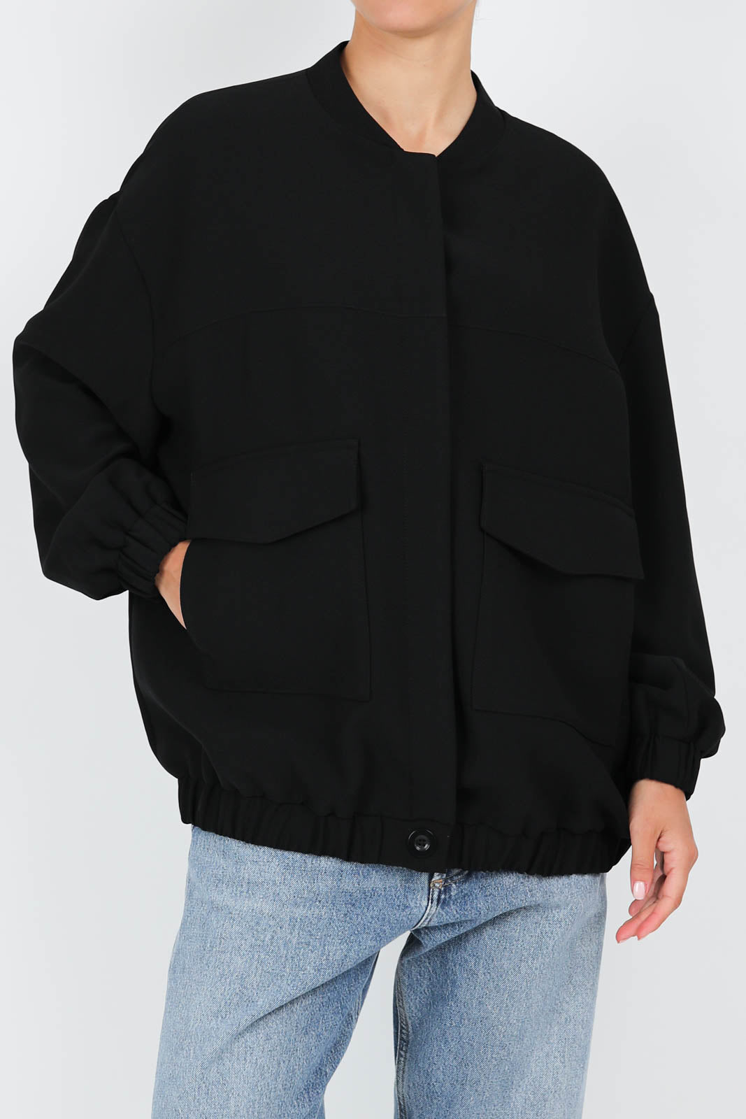 Leo jacket in black