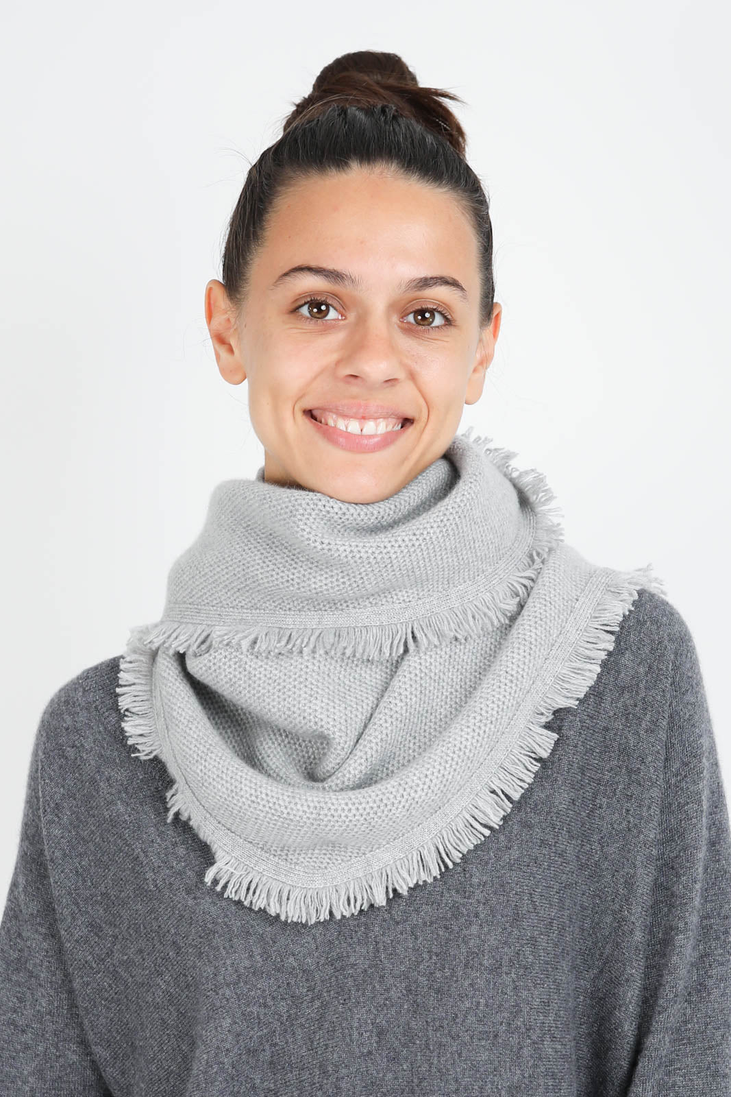 Bandana scarf in Dove Grey