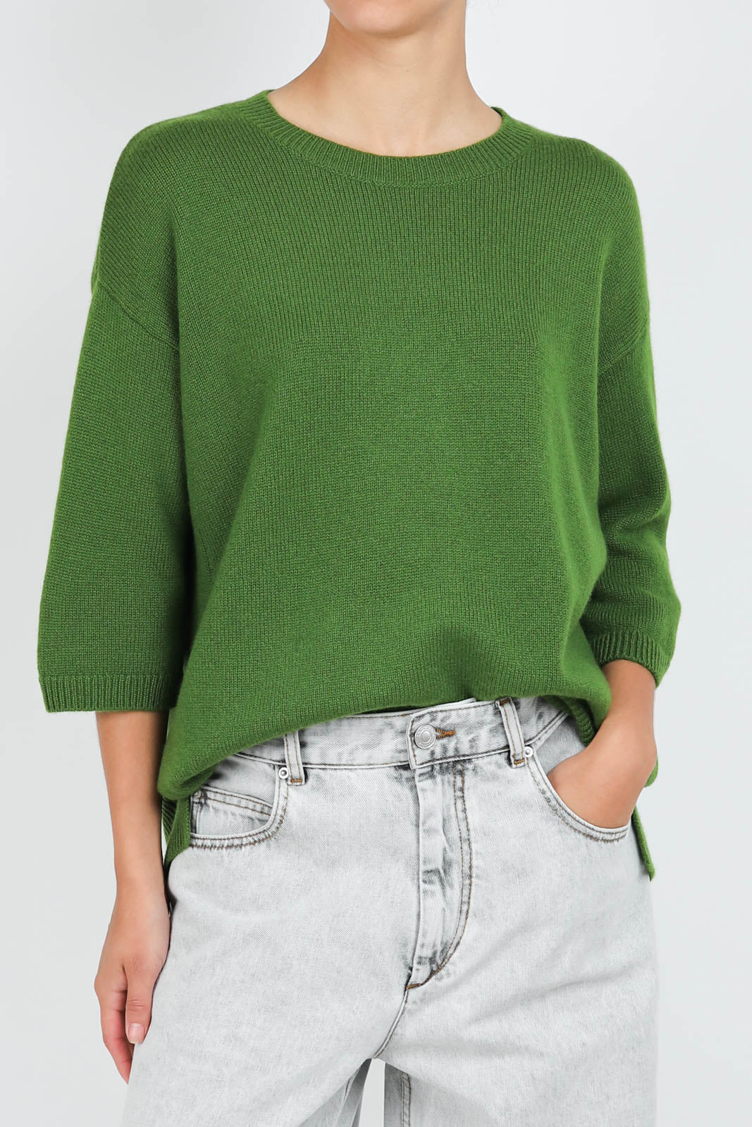 Camille sweater in matcha