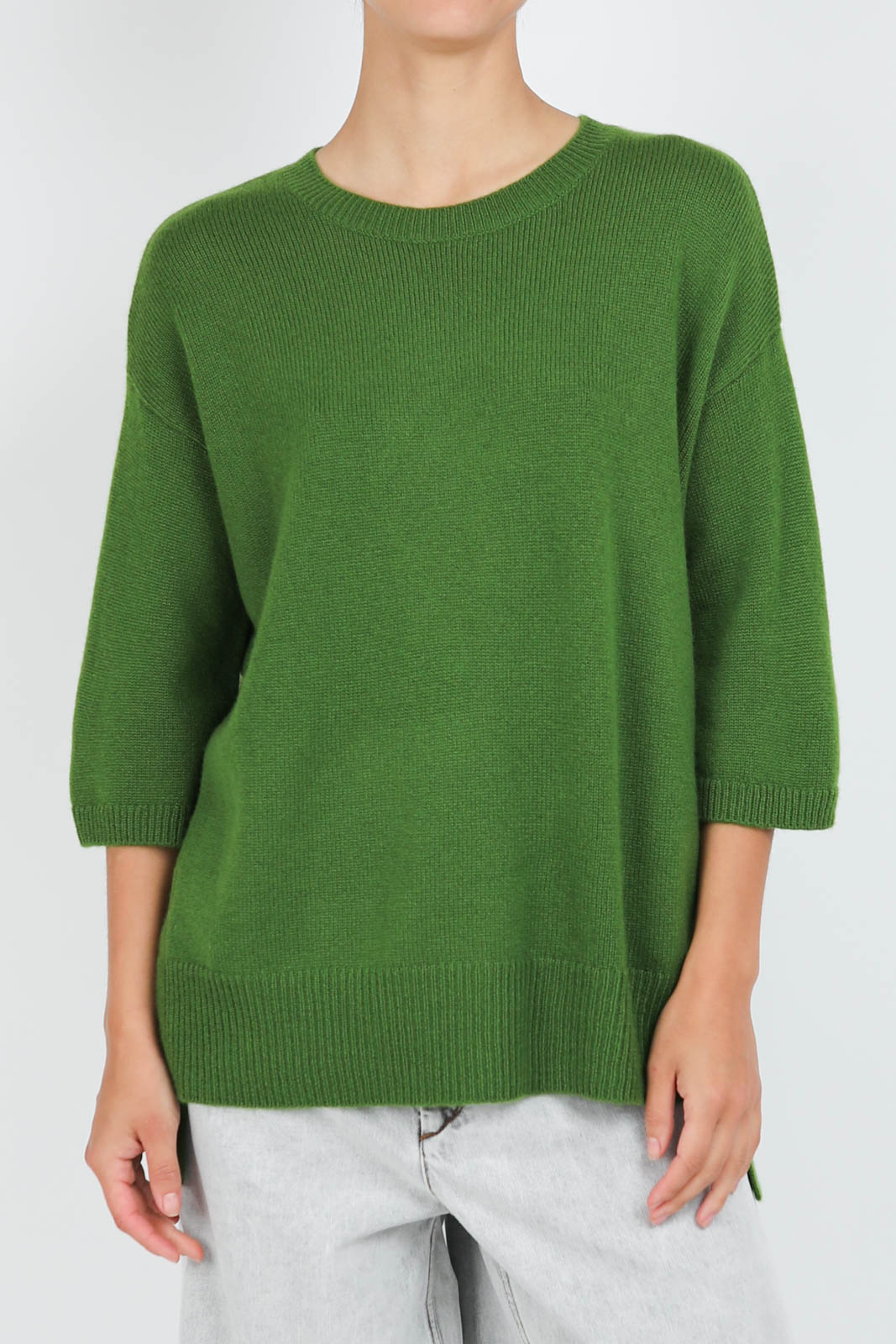 Camille sweater in matcha