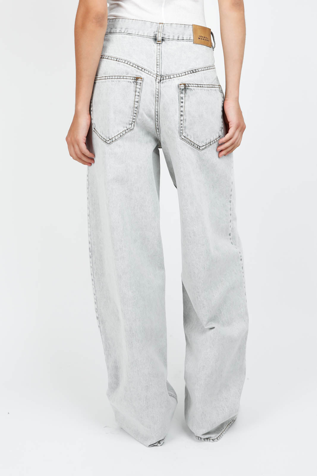 Joanny jeans in Snow Grey