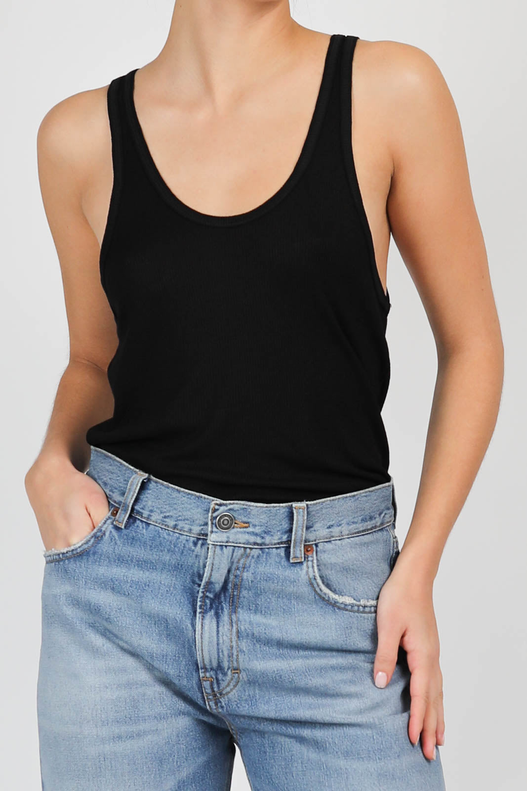 Karla tank top in black