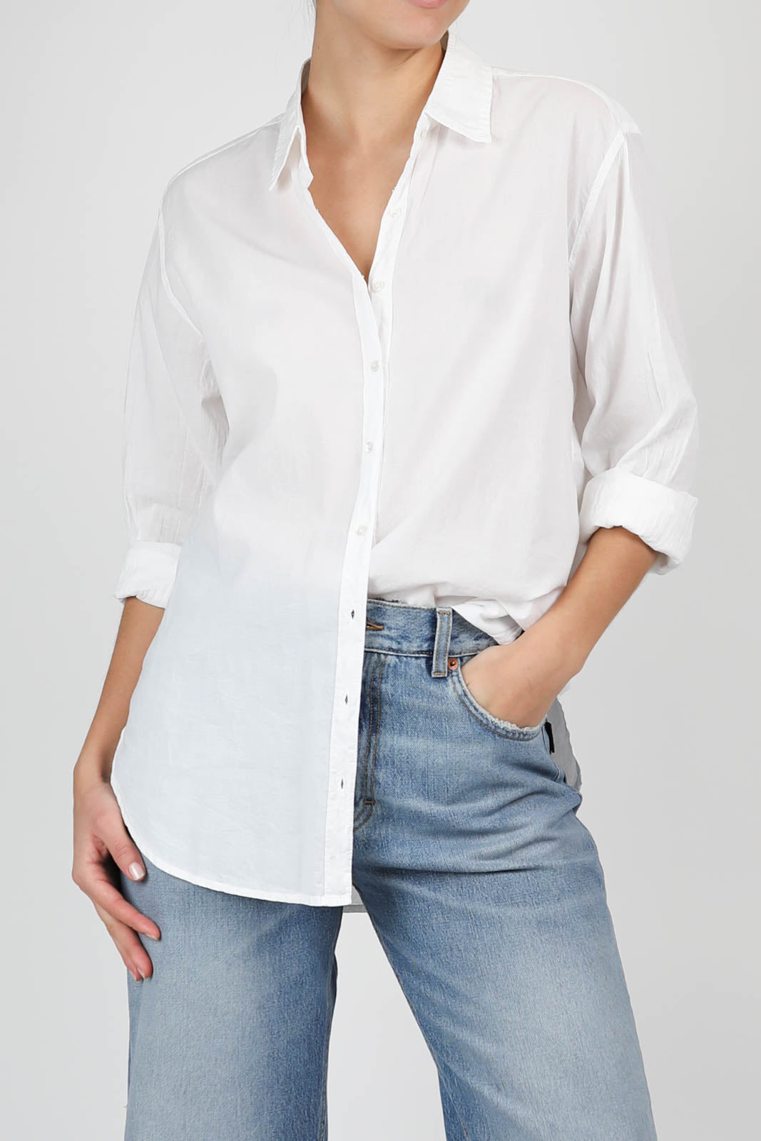 Beau blouse in white