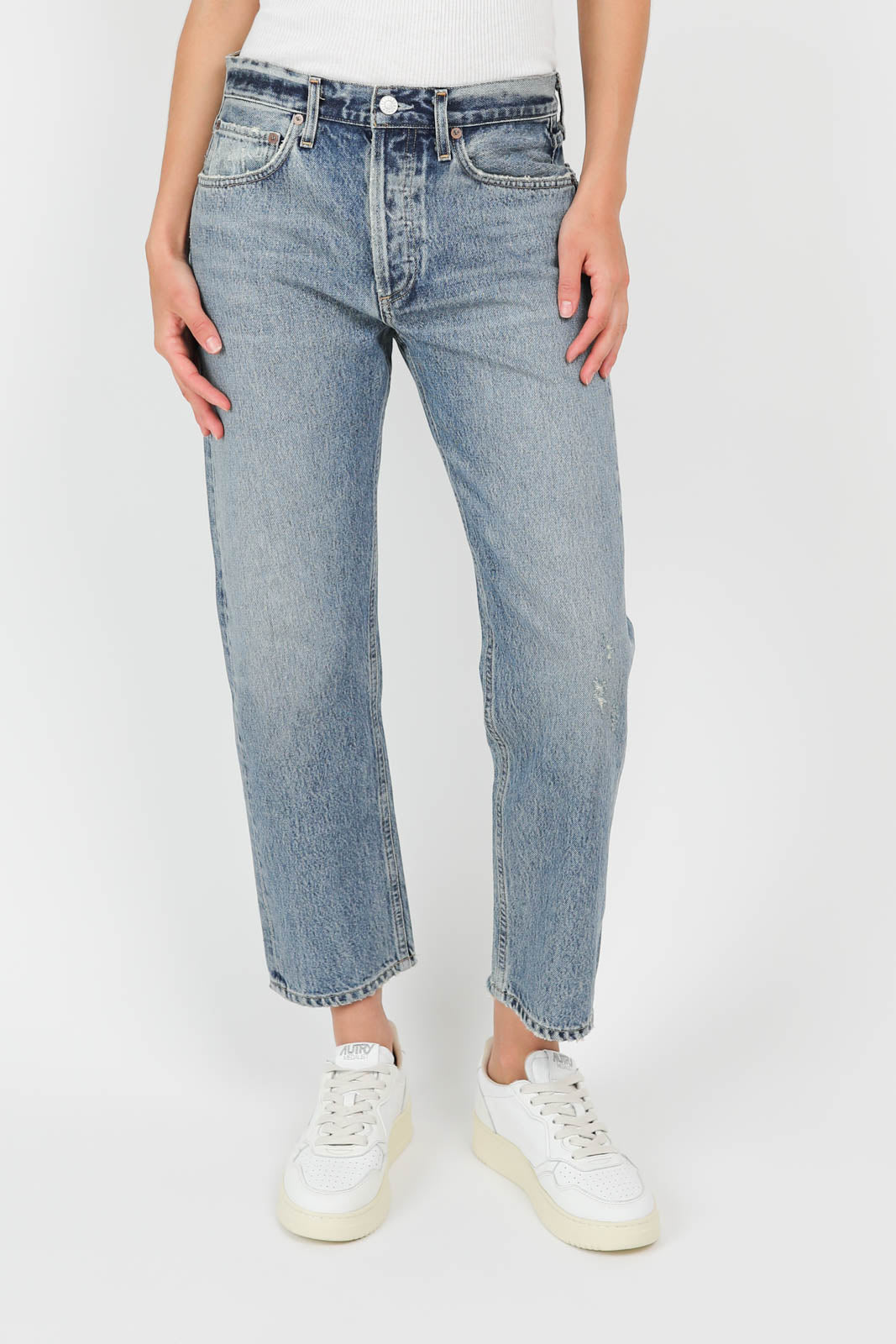 Parker Easy Straight jeans in Facade