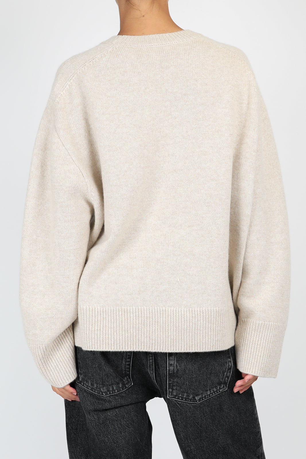 Sally sweater in light beige melange