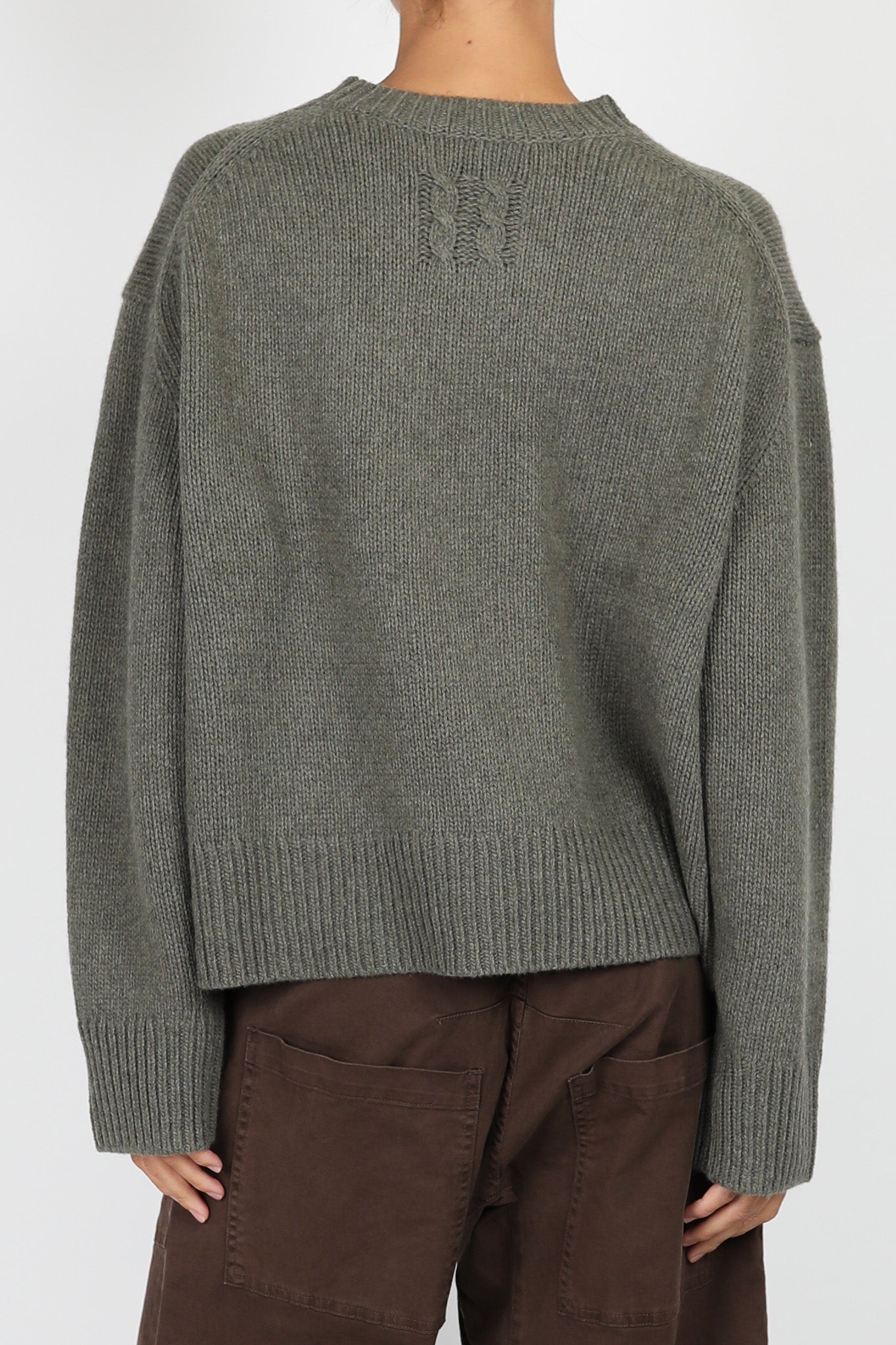 Haisley sweater in army green