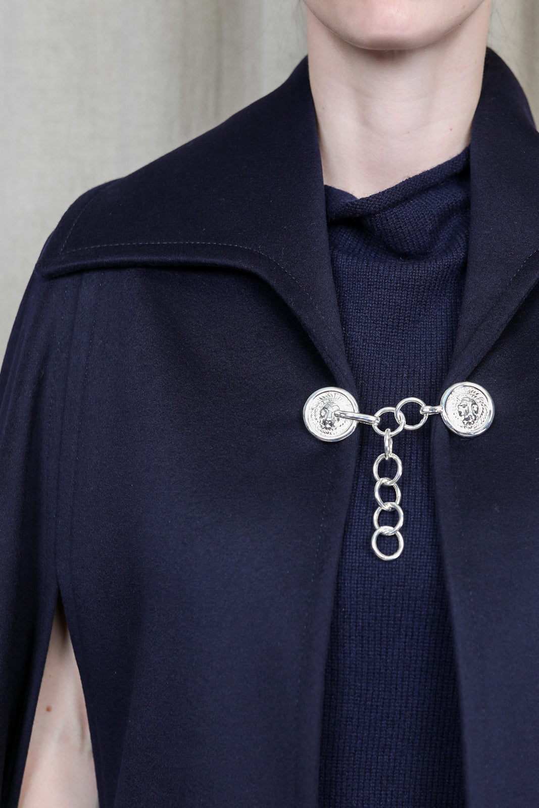 Coat/Cape Berlino in Navy