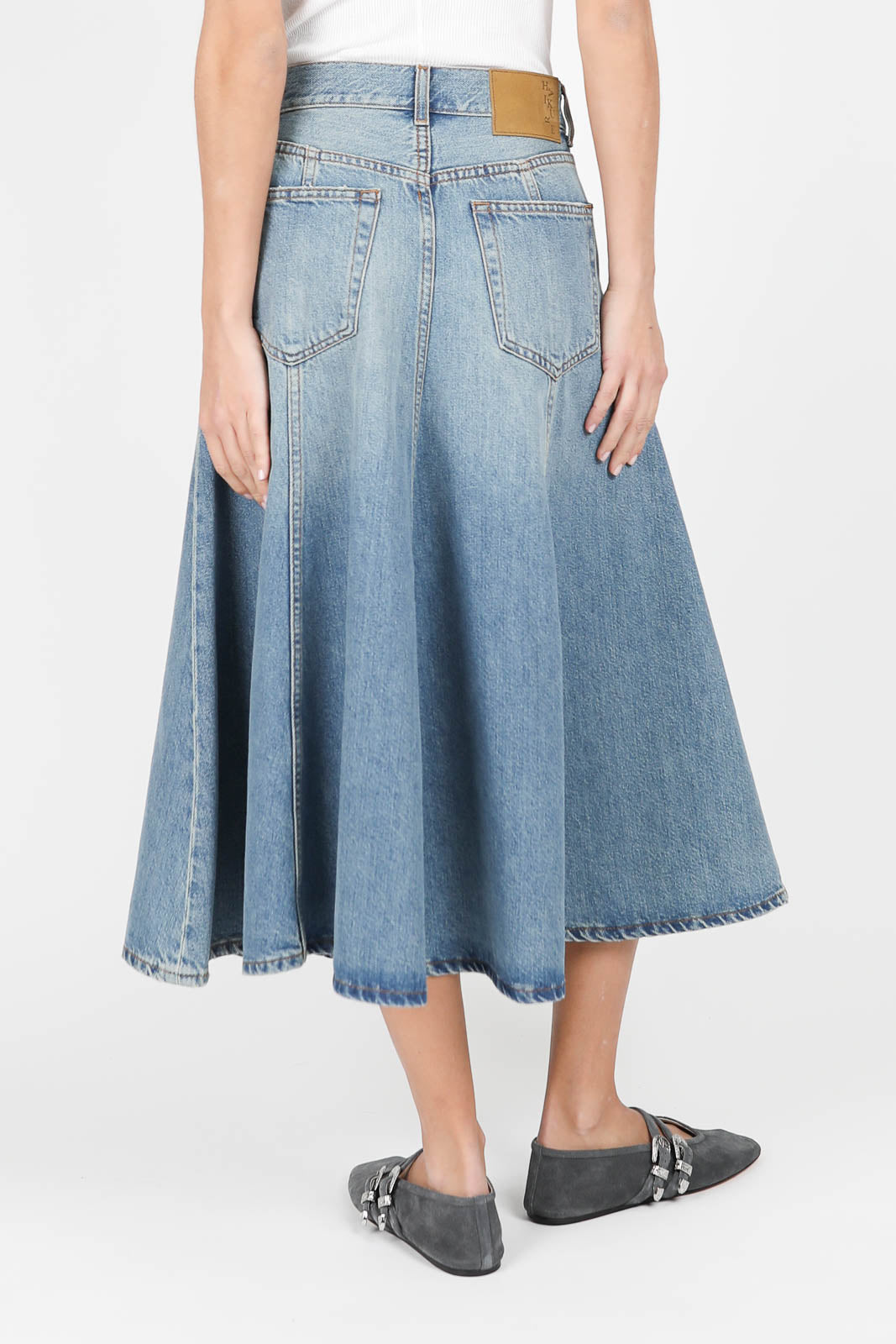 Skirt Mid Serenity in Ionic Blue