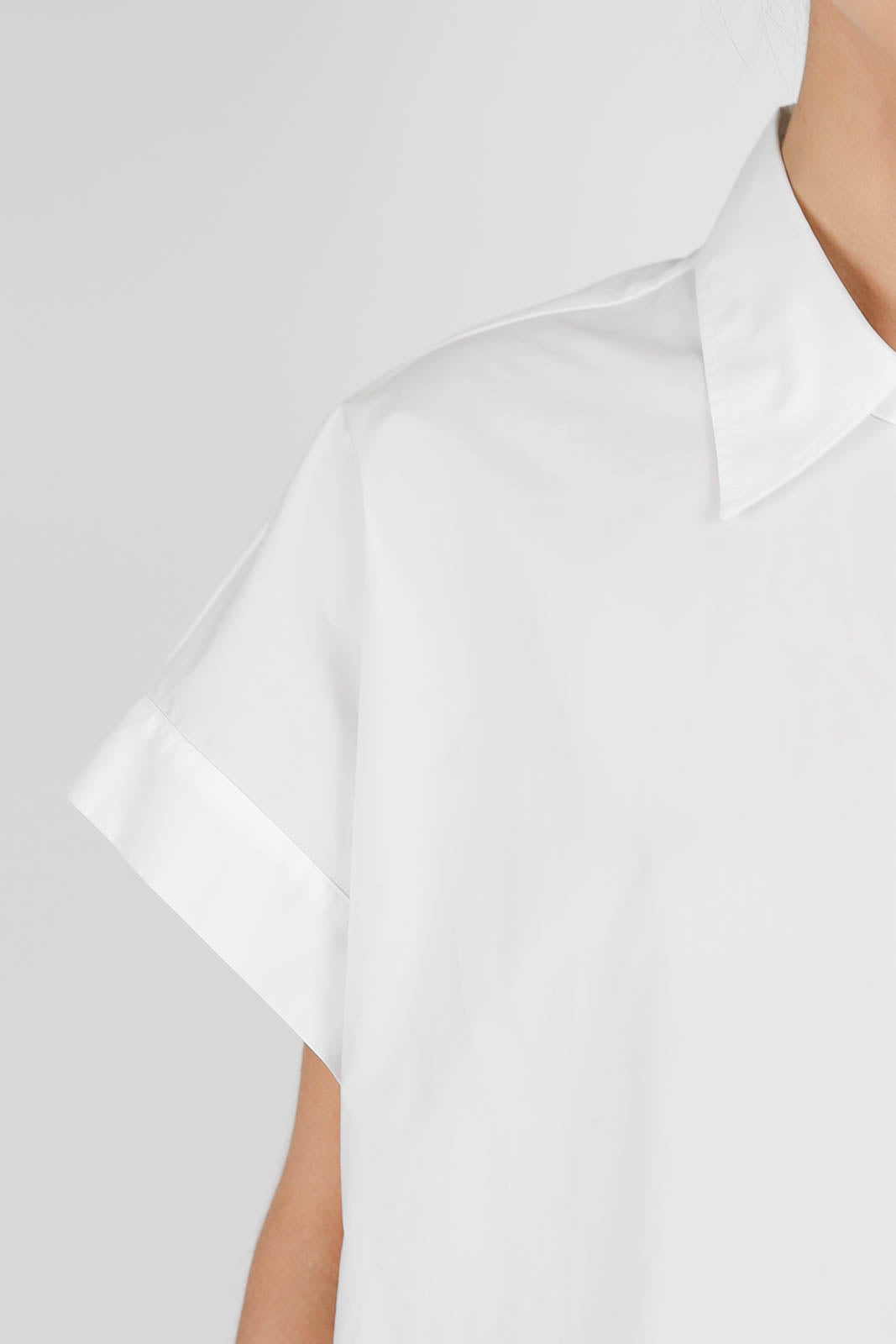 Boxy blouse in Bianco