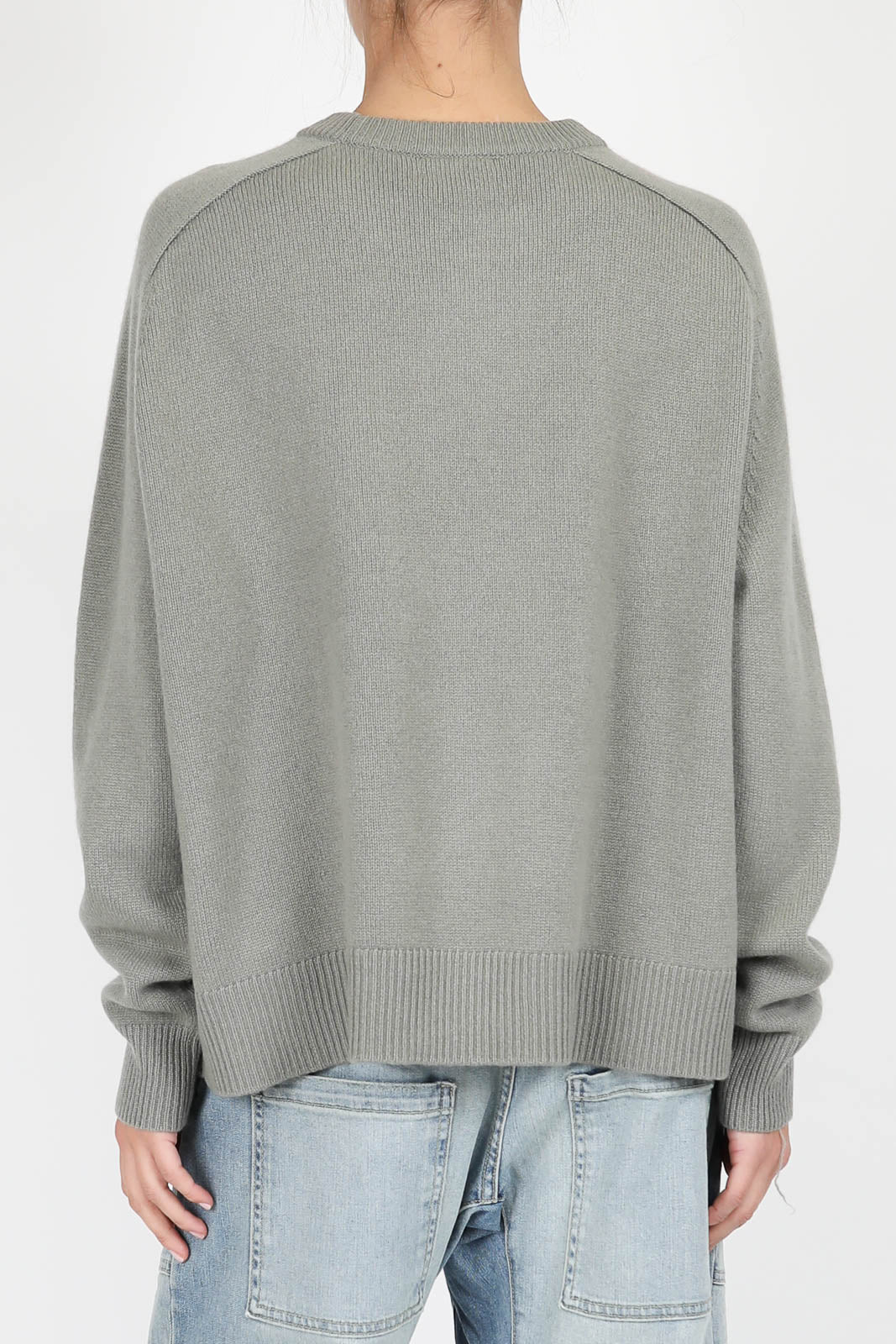 Boyfriend sweater in sage green