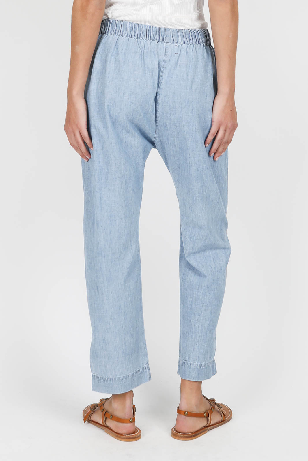 Draper trousers in Dusty Blue