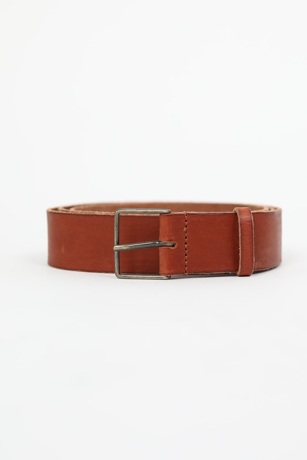 Leather belt in papaya