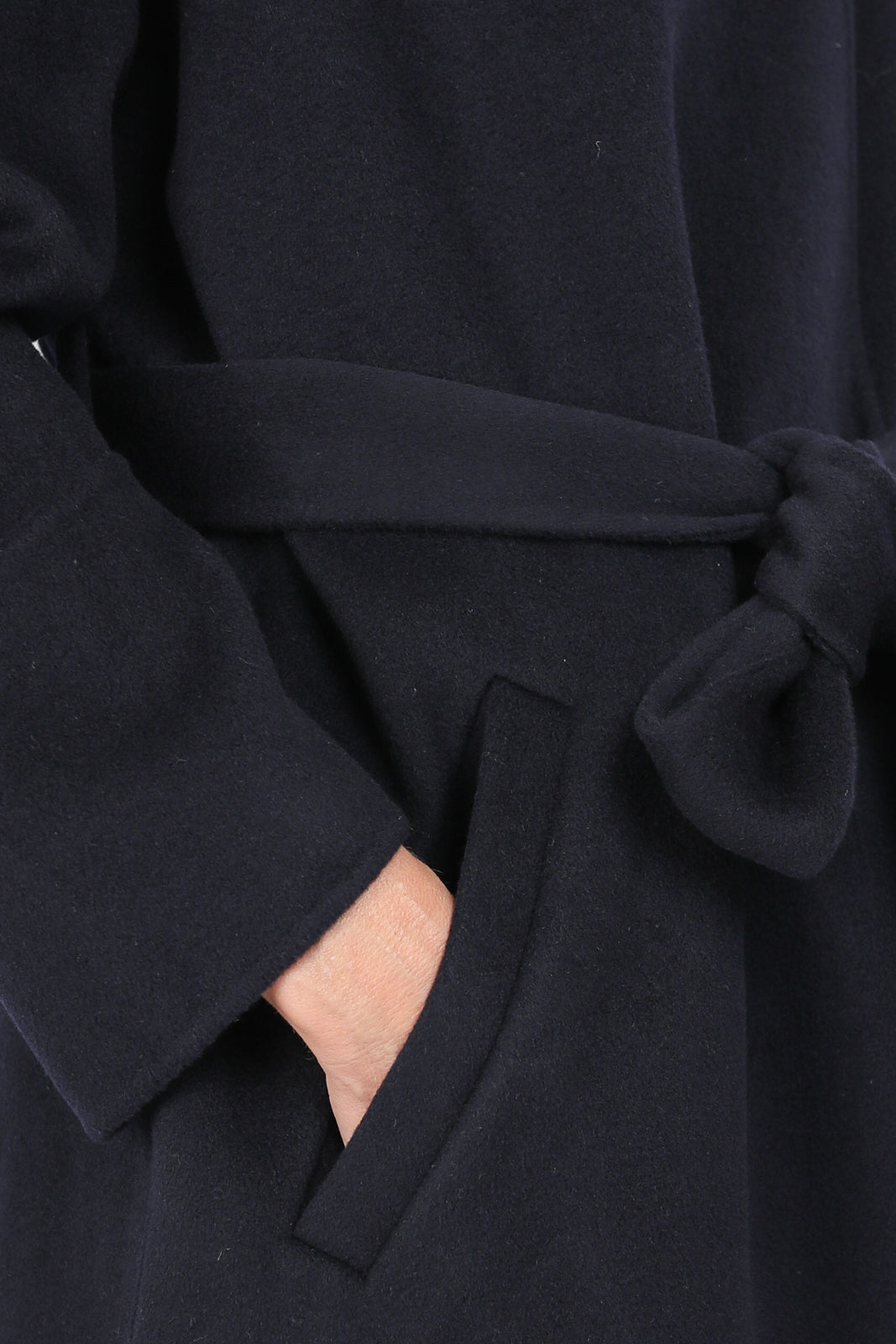 Cesar coat in dark navy