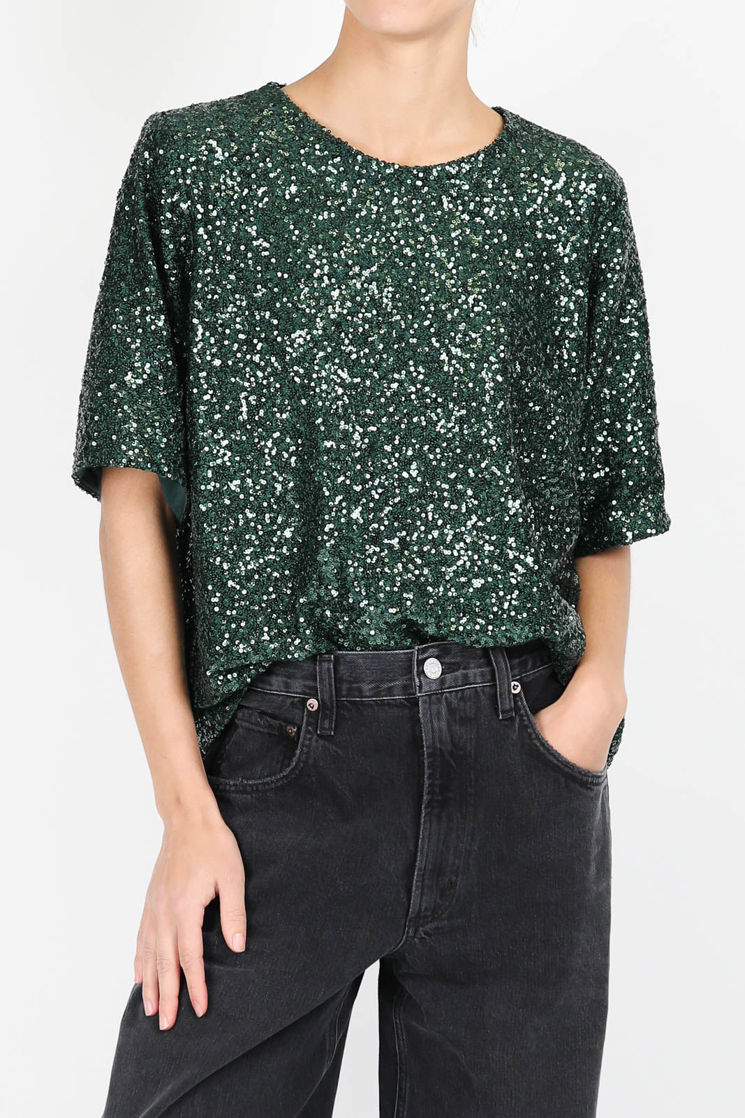 Yvette top in green