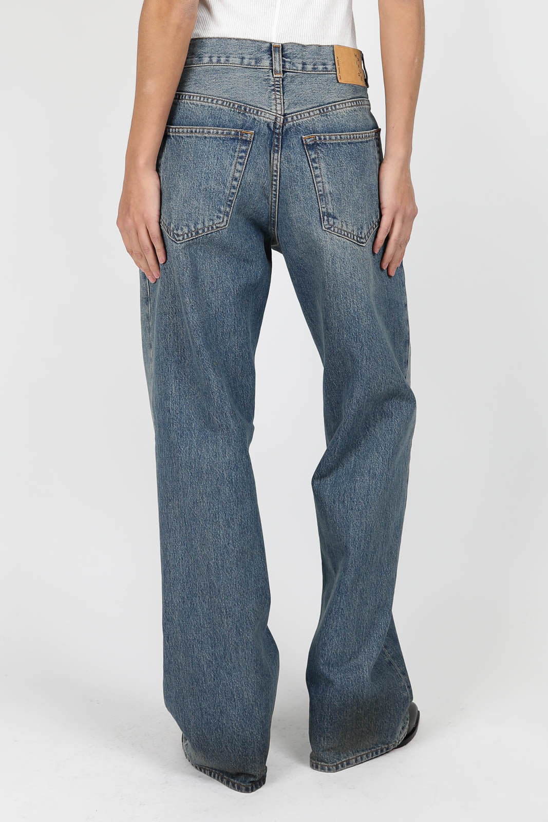 Bonnie jeans in oil blue