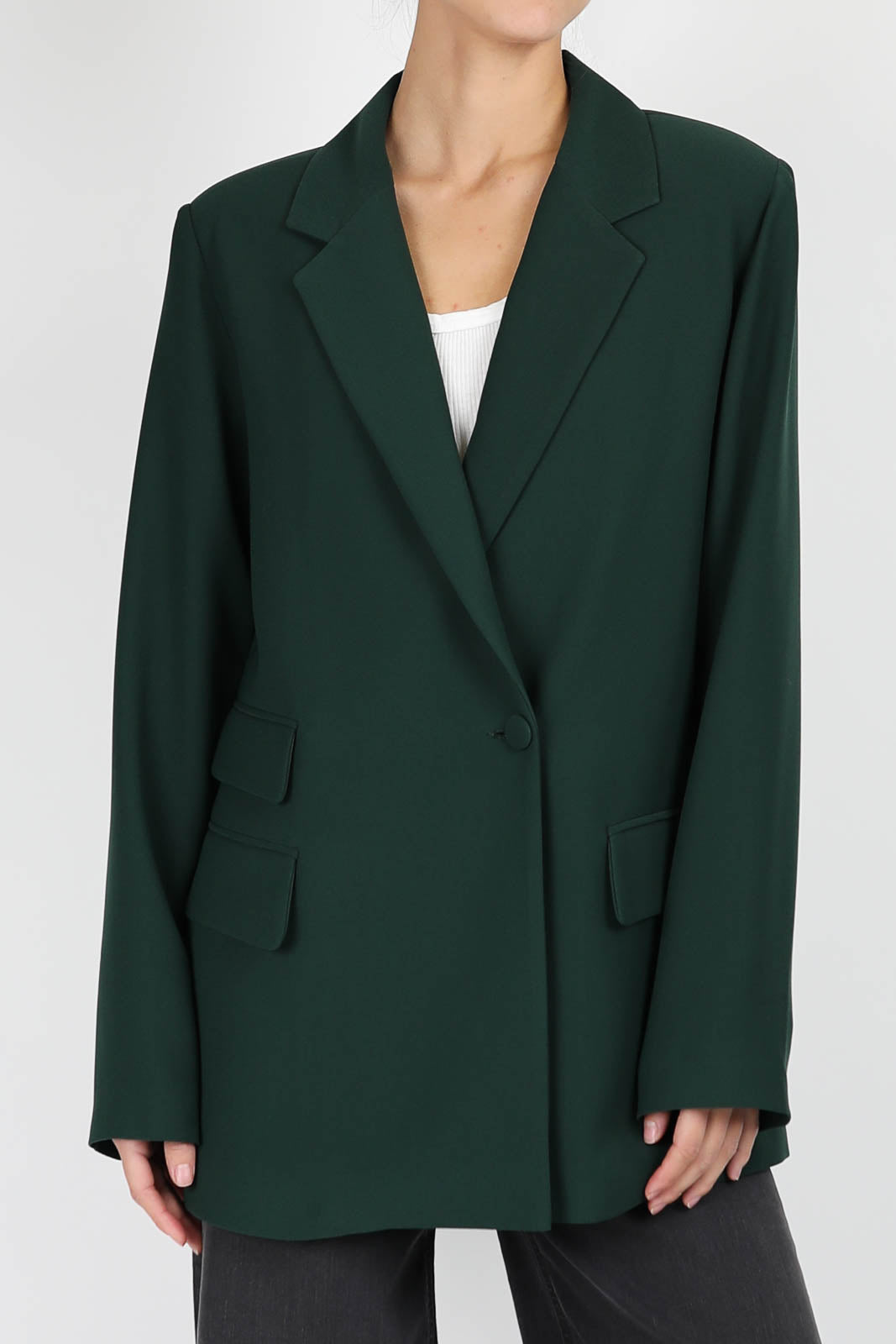 Toni blazer in bottle green