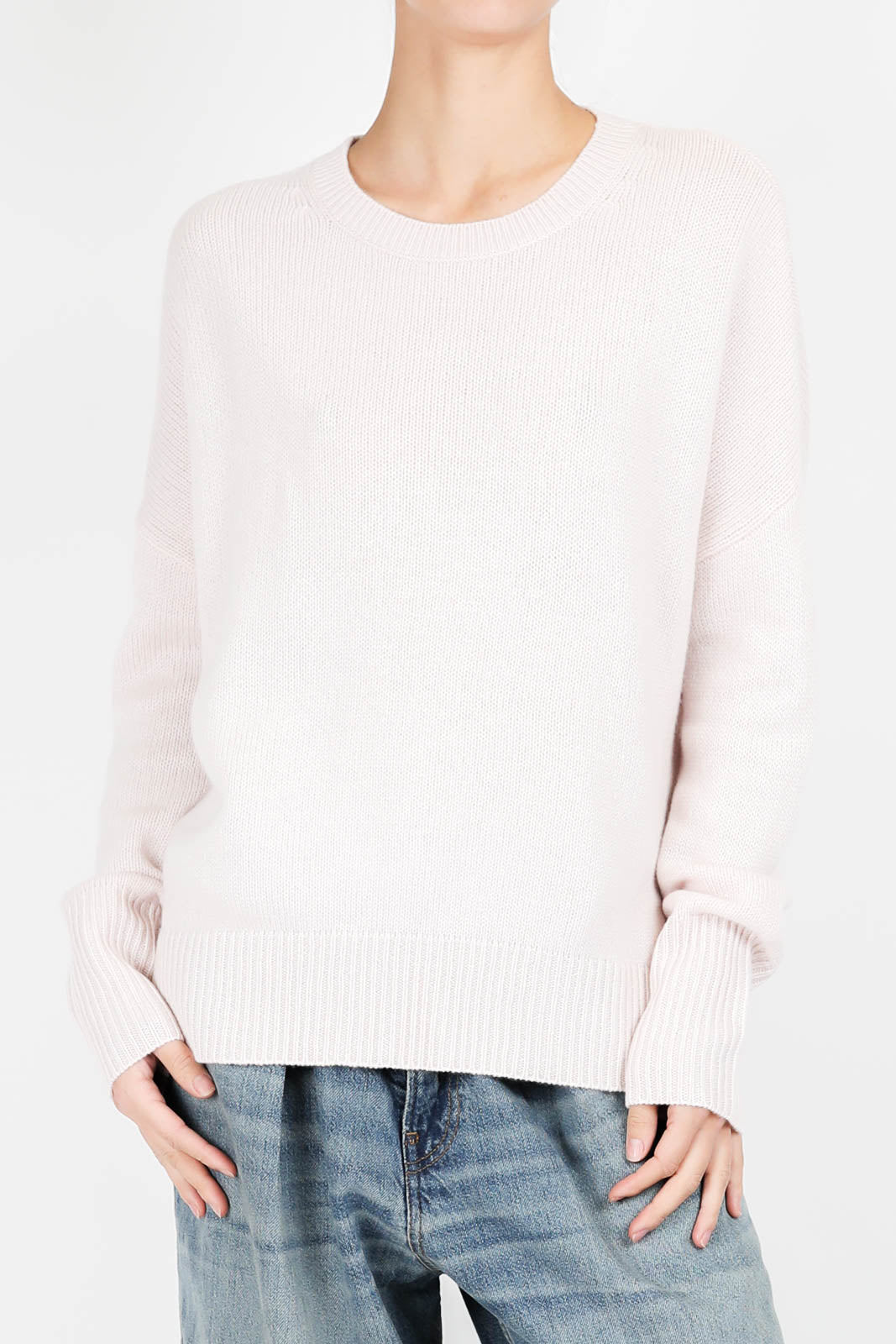 Mila sweater in soft pink