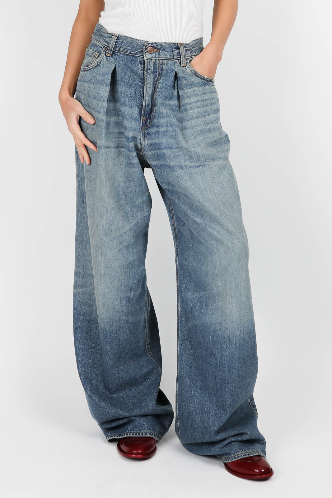 Candy jeans in Blue Tencel