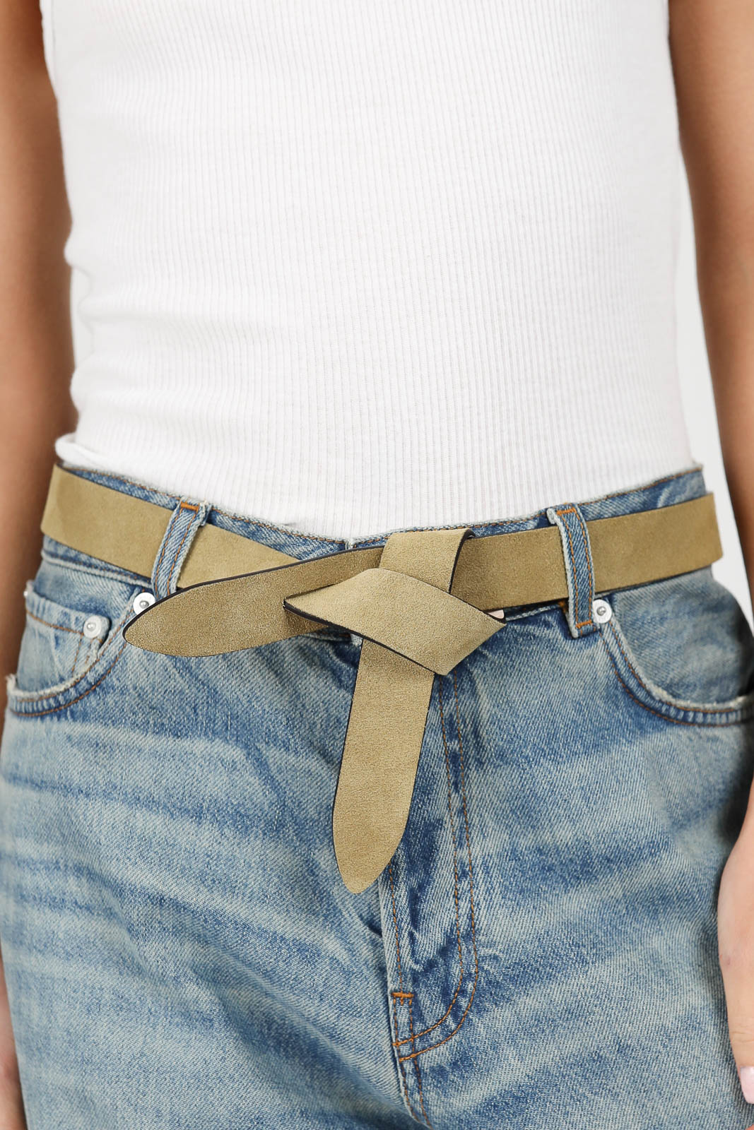 Lecce belt in taupe