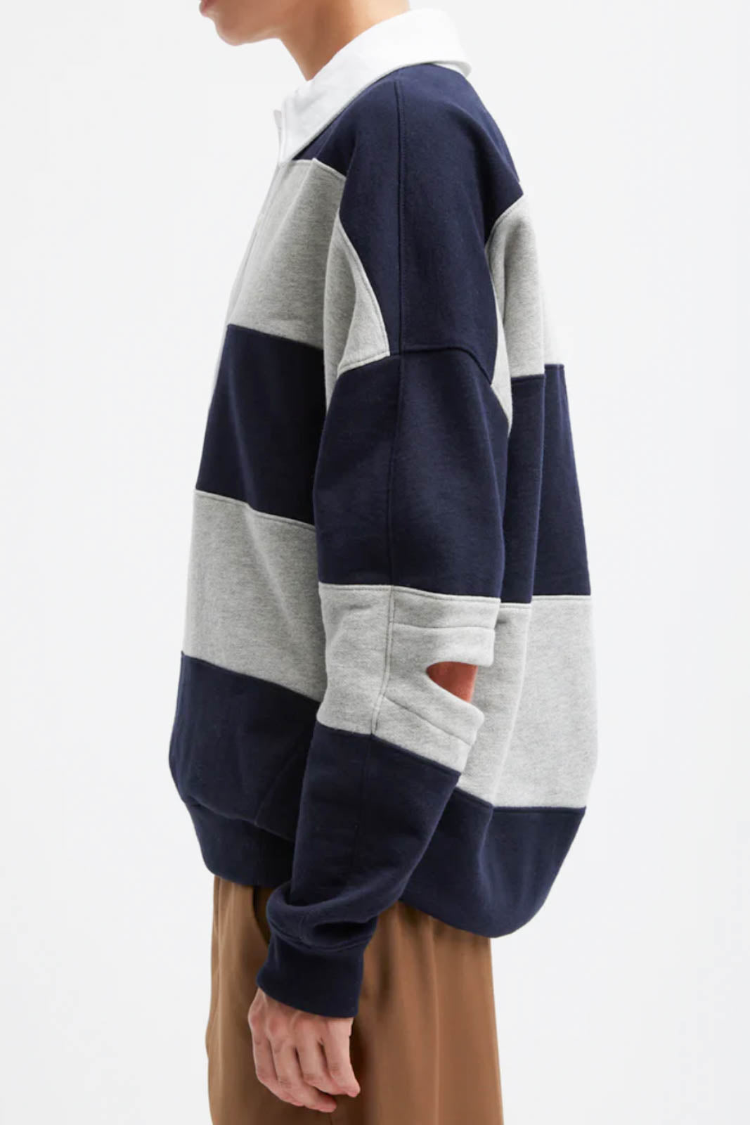 Cocoon sweater in Navy Multi