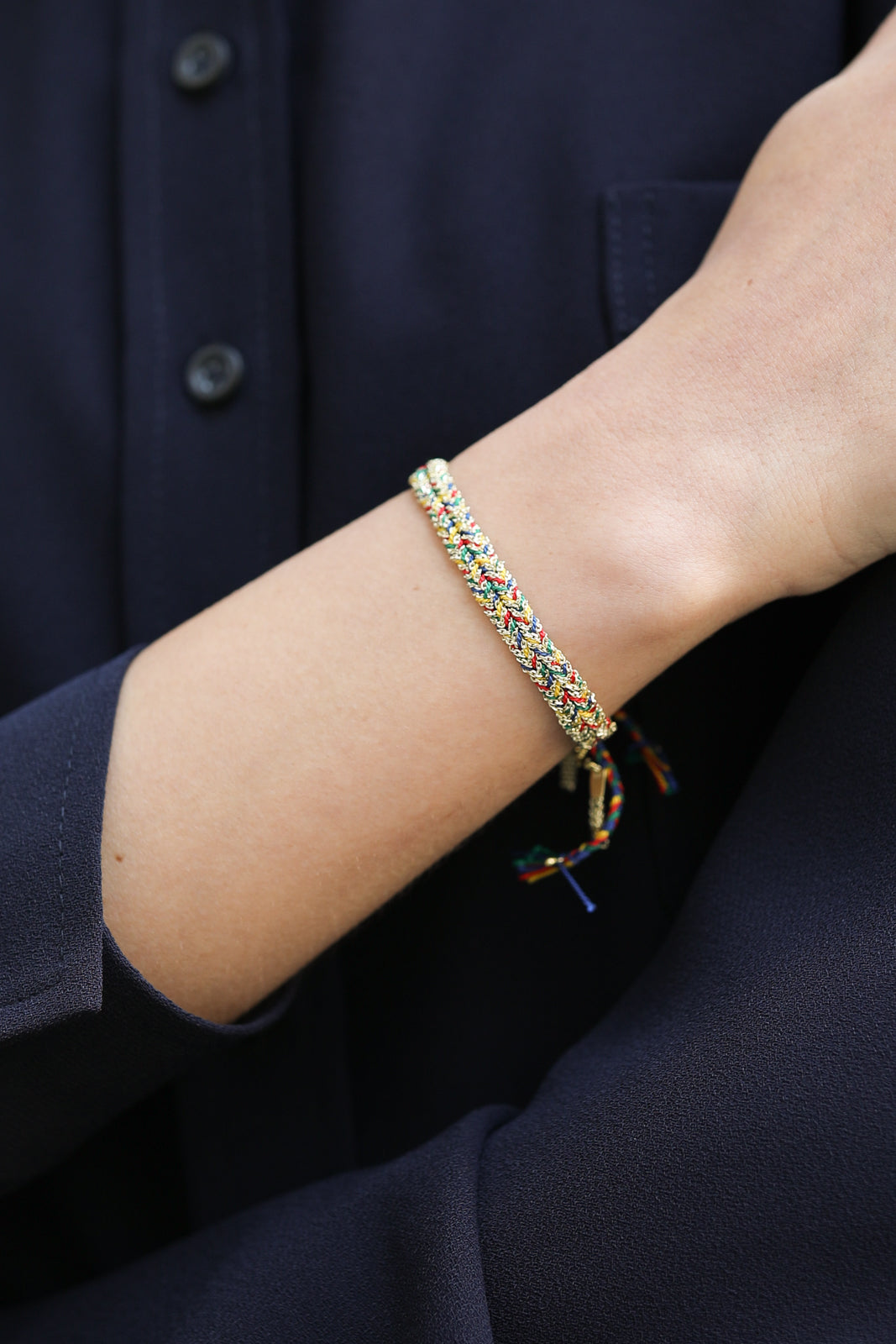 Bracelet N° 183 in gold multico