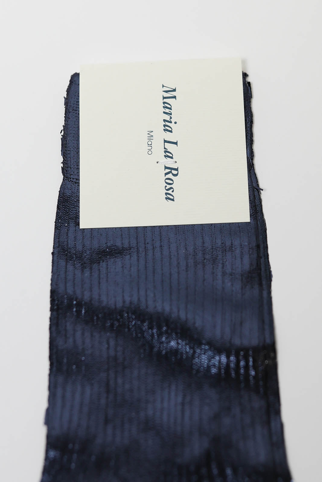 Socks One Ribbed Laminated in Navy