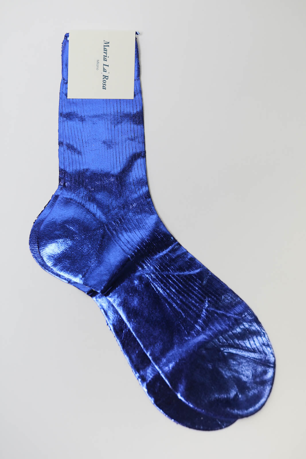 Socks One Ribbed Laminated in Mare