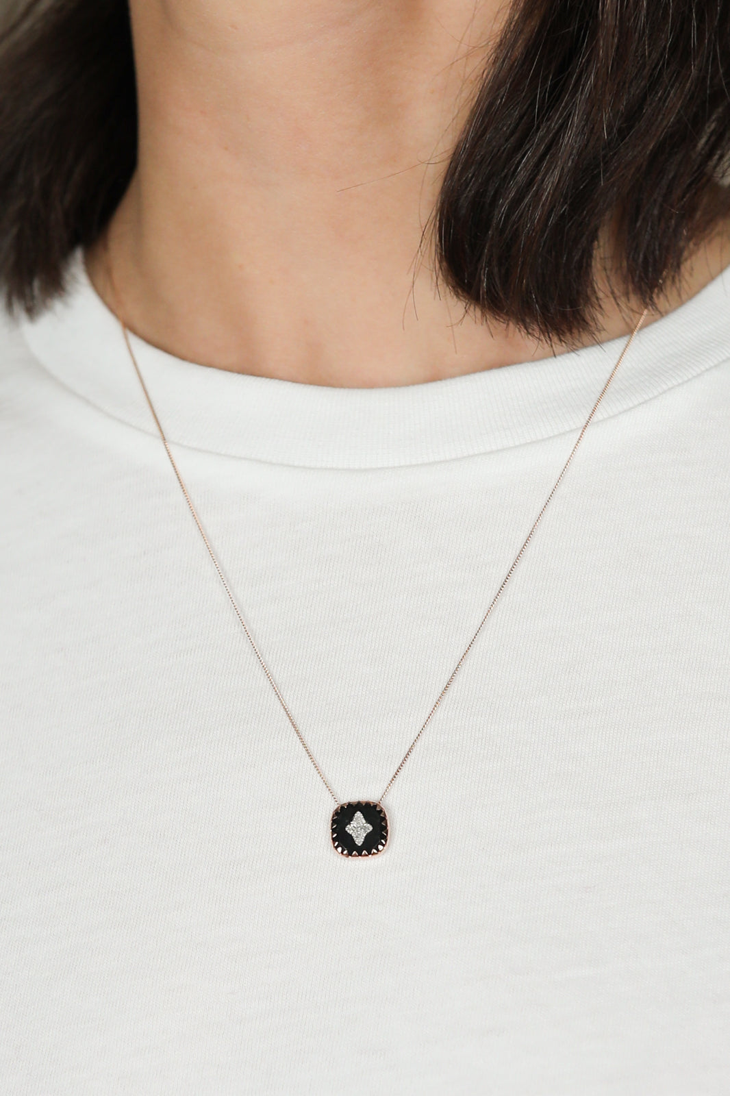 Necklace Pierrot No. 2 in black