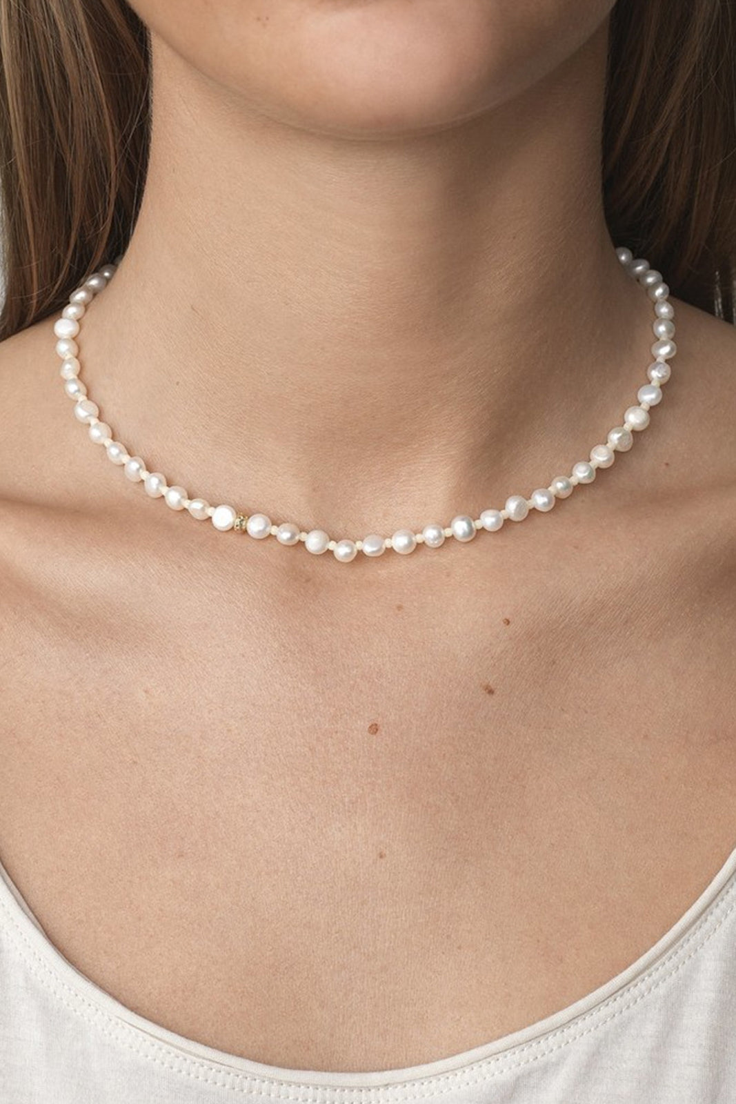 Necklace Petit Stellar Pearly