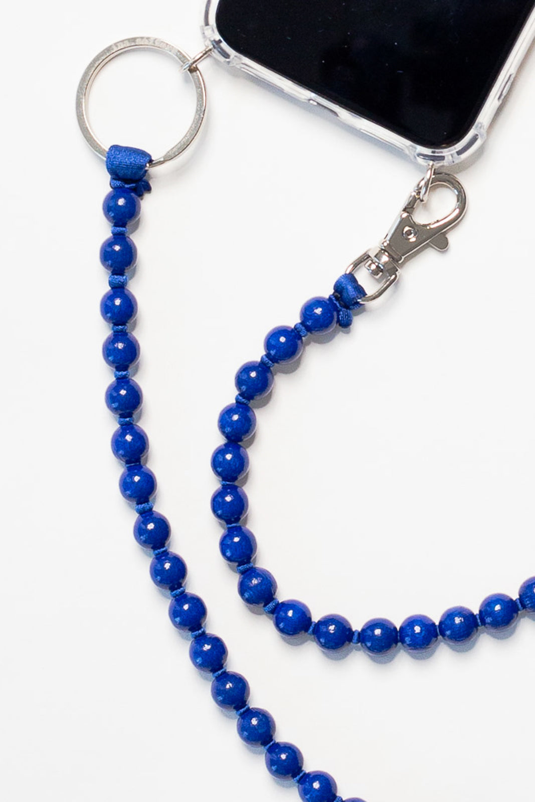 Cell phone chain in dark blue/blue