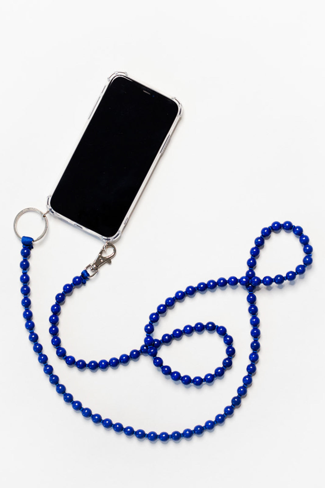 Cell phone chain in dark blue/blue