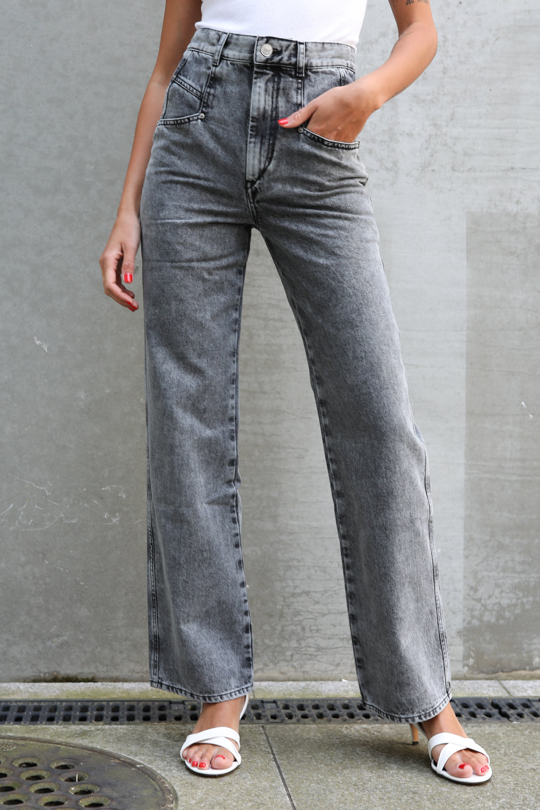 Dileskoa jeans in grey