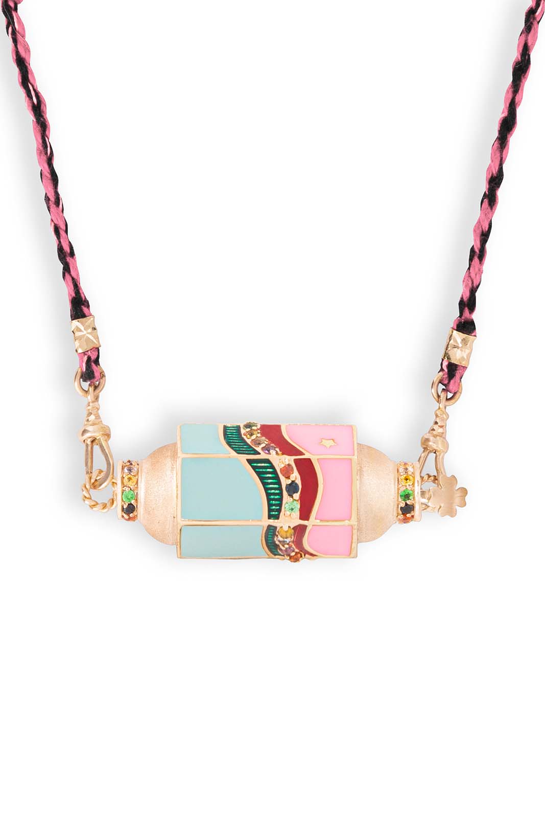 Necklace Waterfall Rainbow Multi