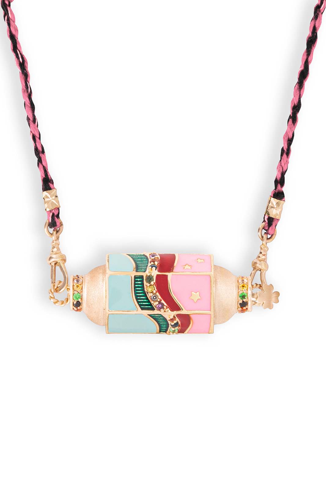 Necklace Waterfall Rainbow Multi