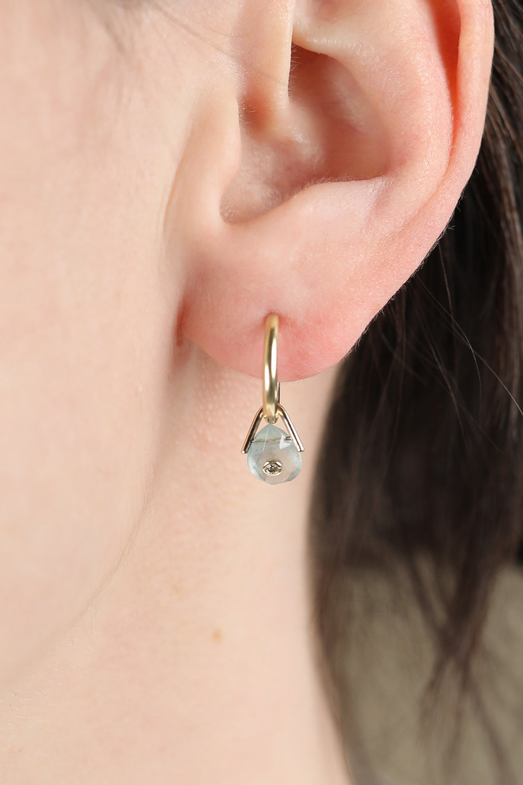 Orso earring in aquamarine