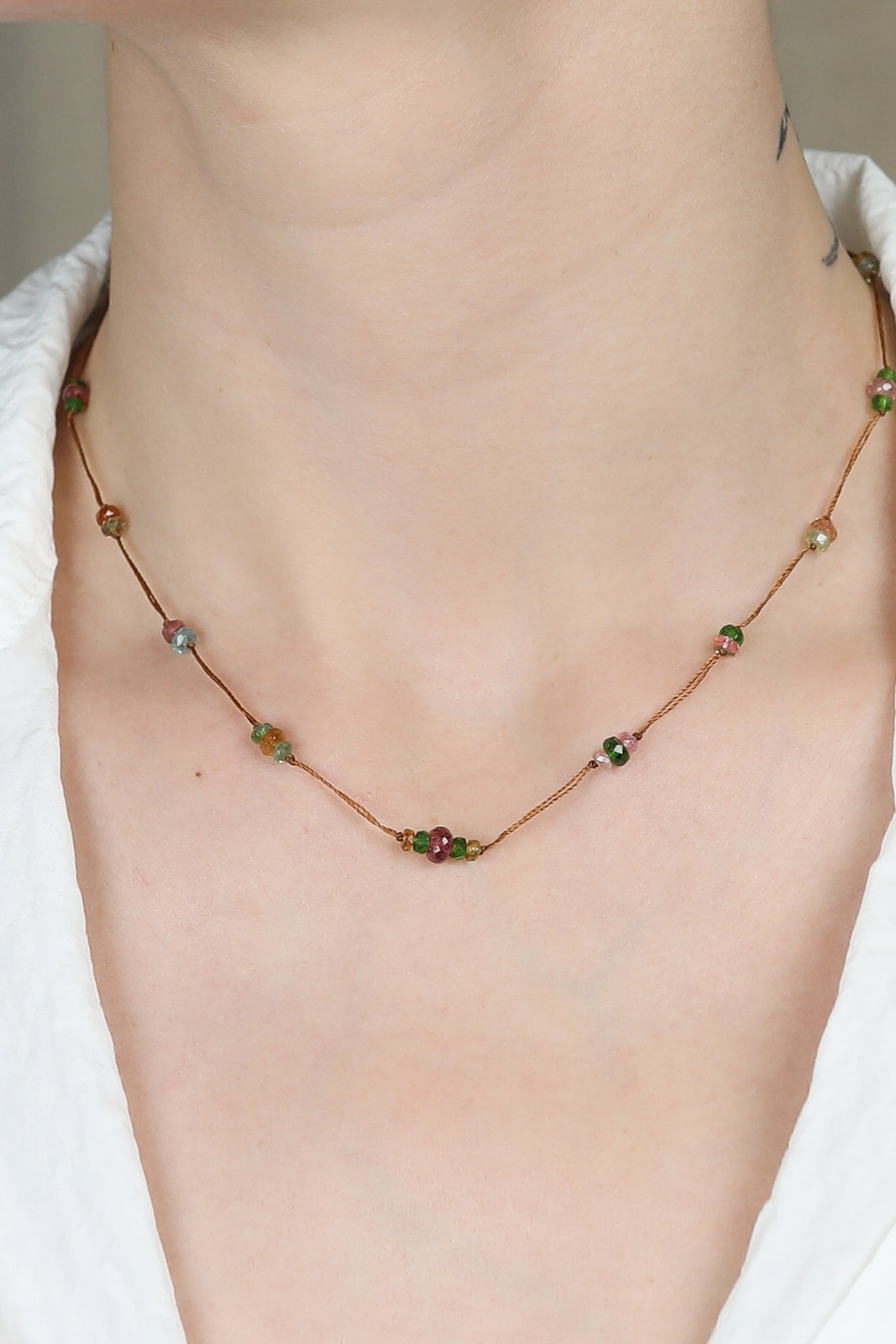 Woopy Pink Tourmaline necklace