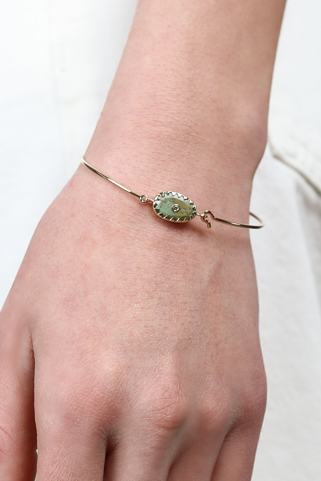 Orso bangle in turquoise