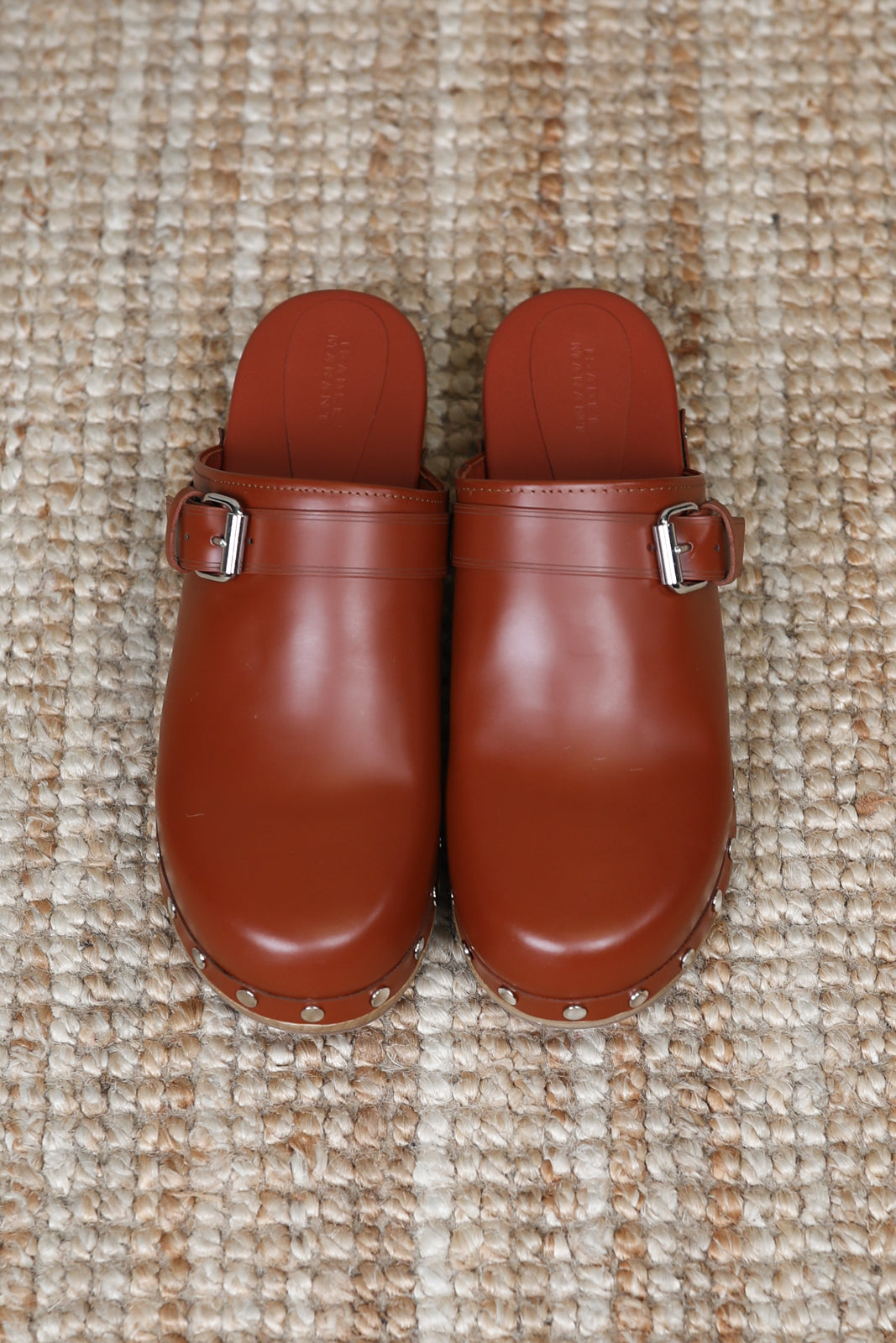 Thalie clogs in cognac