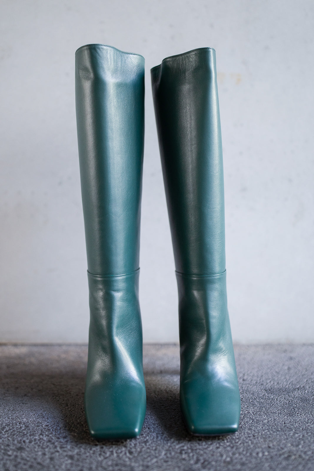 Isa boots in teal