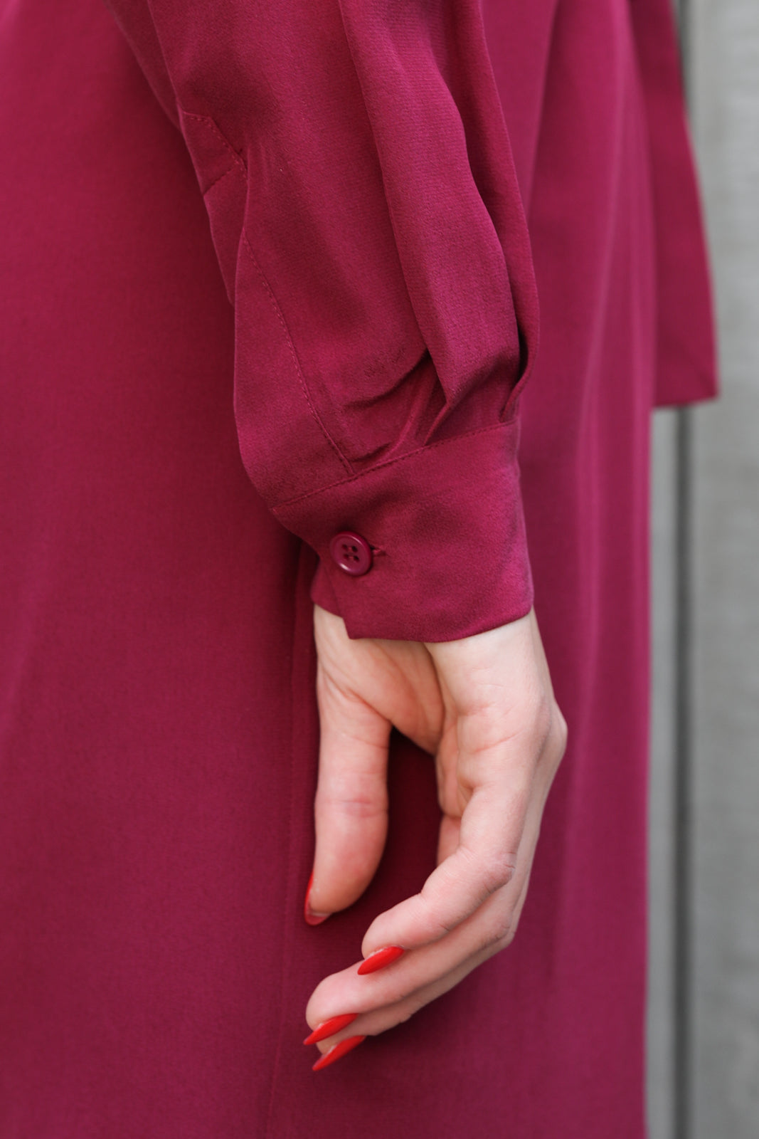 Robe Blenda en Bordeaux