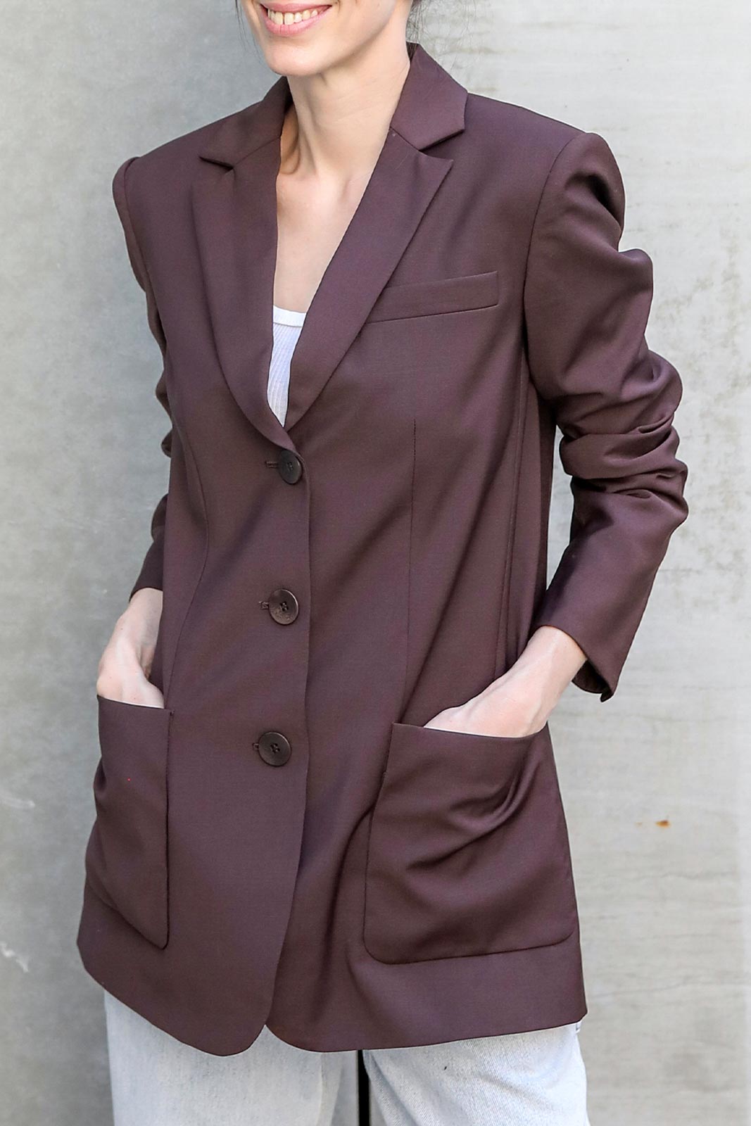 Blazer Max en marron foncé