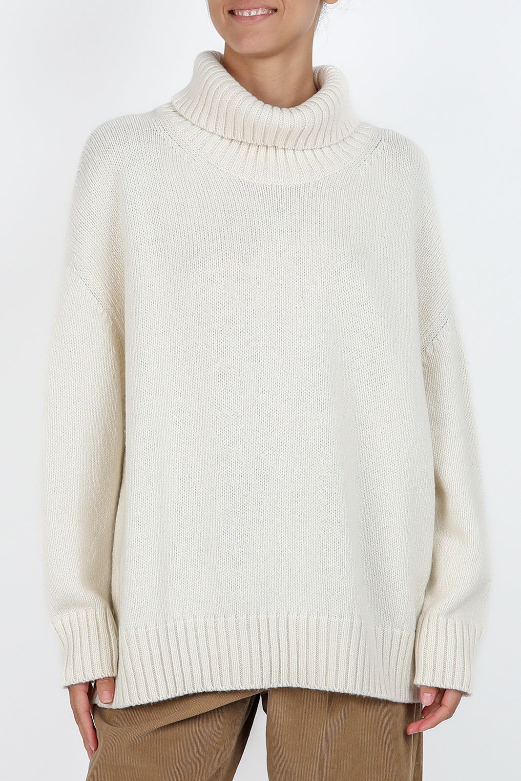 Pullover Fungo Knitwear en blanc d'hiver