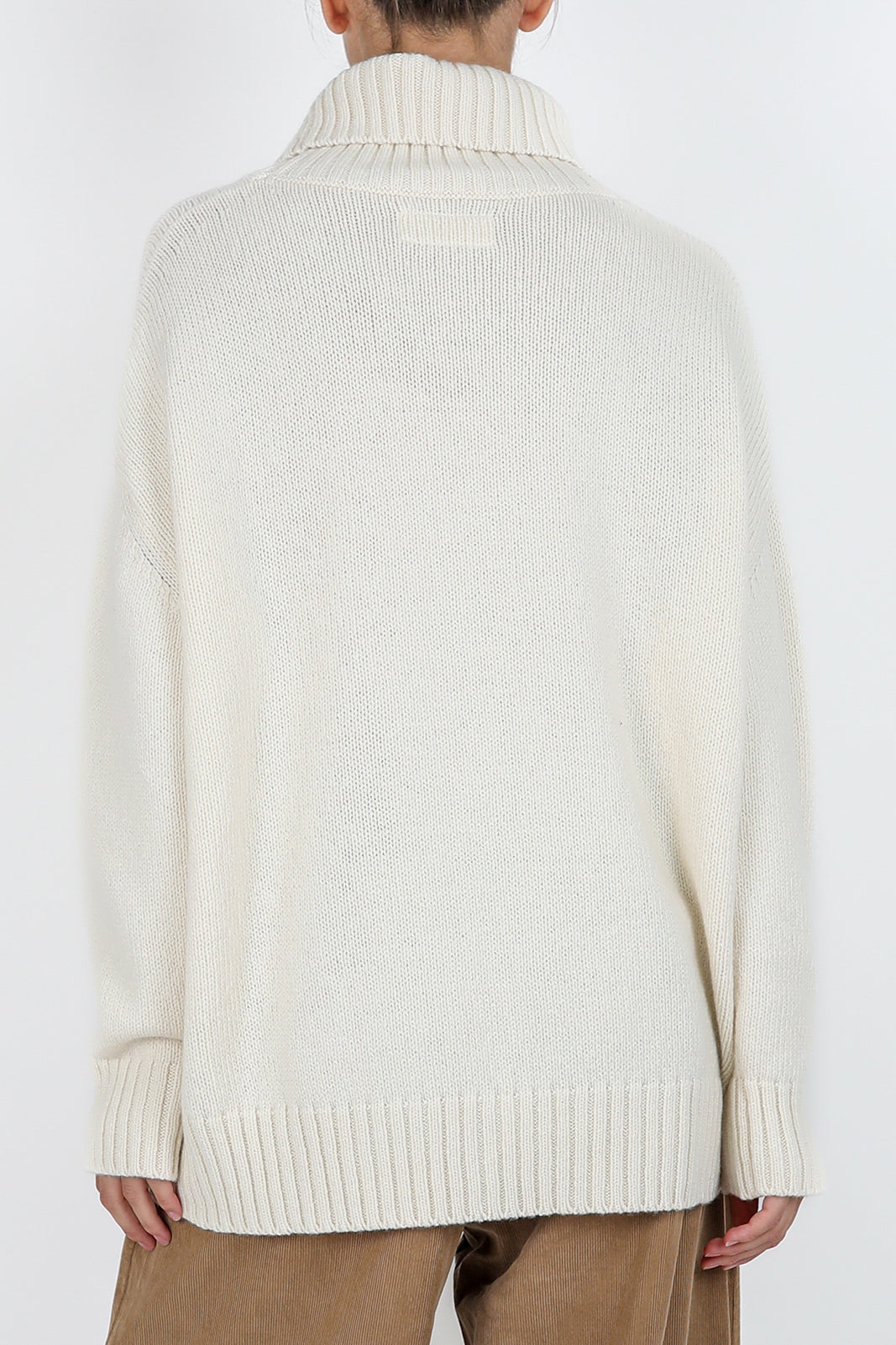 Pullover Fungo Knitwear en blanc d'hiver