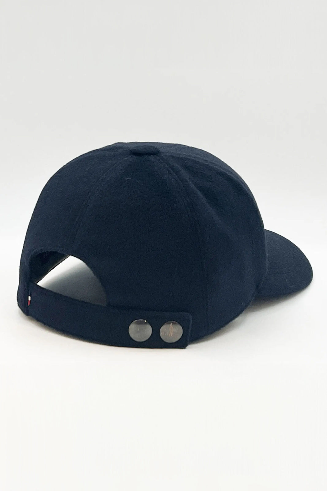 Casquette de baseball en cachemire marine