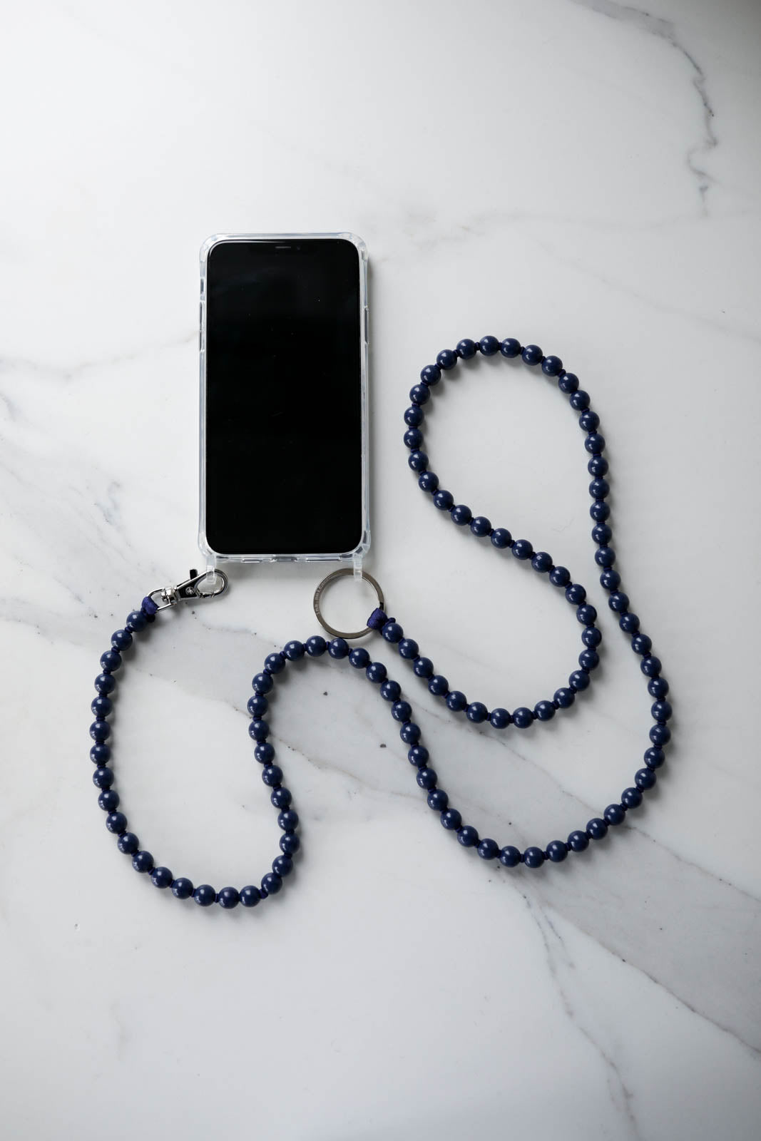 Chaîne pour téléphone portable en Blueberry/Darkblue