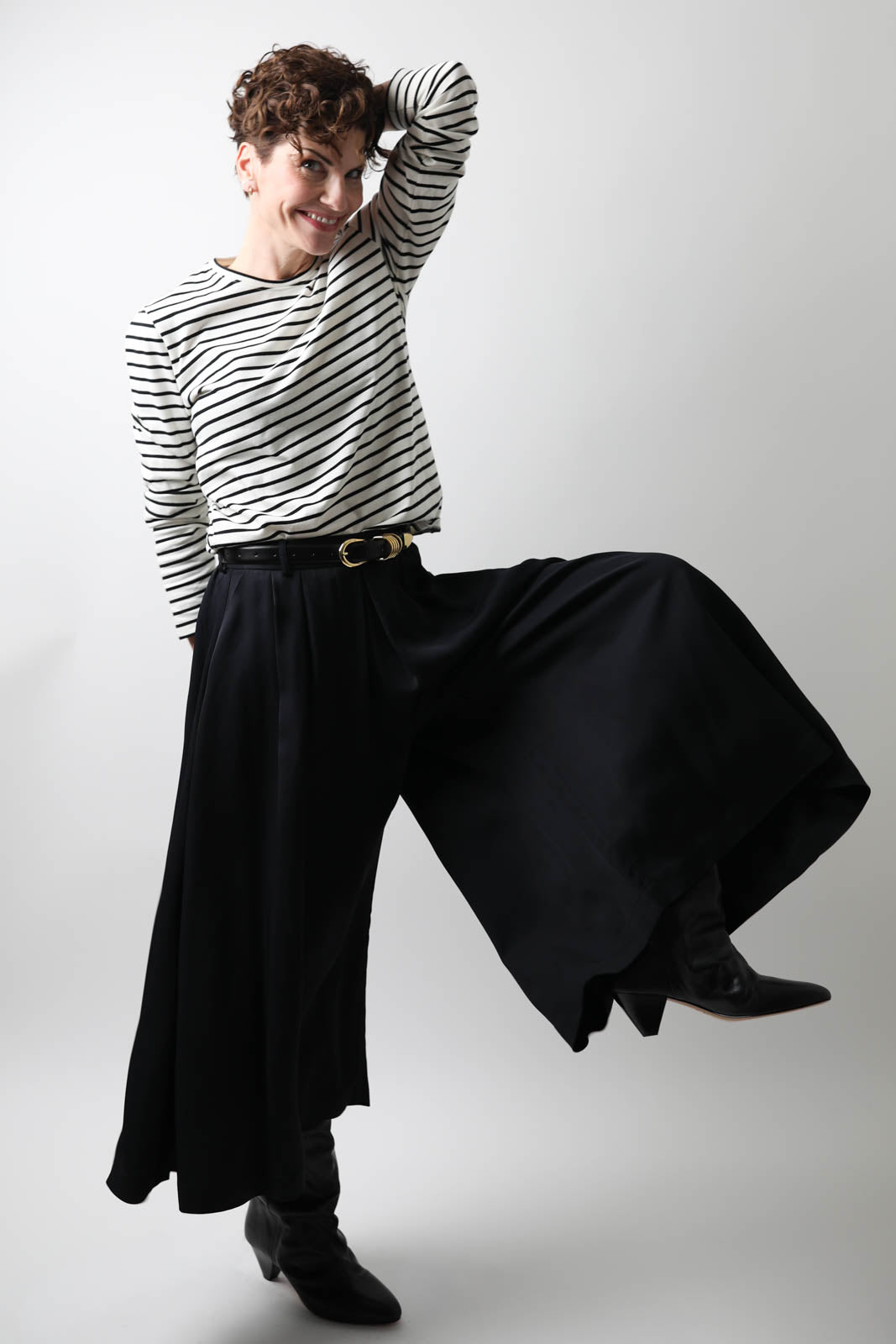 Vestibule Garderobe, pantalon Fantomette en bleu marine