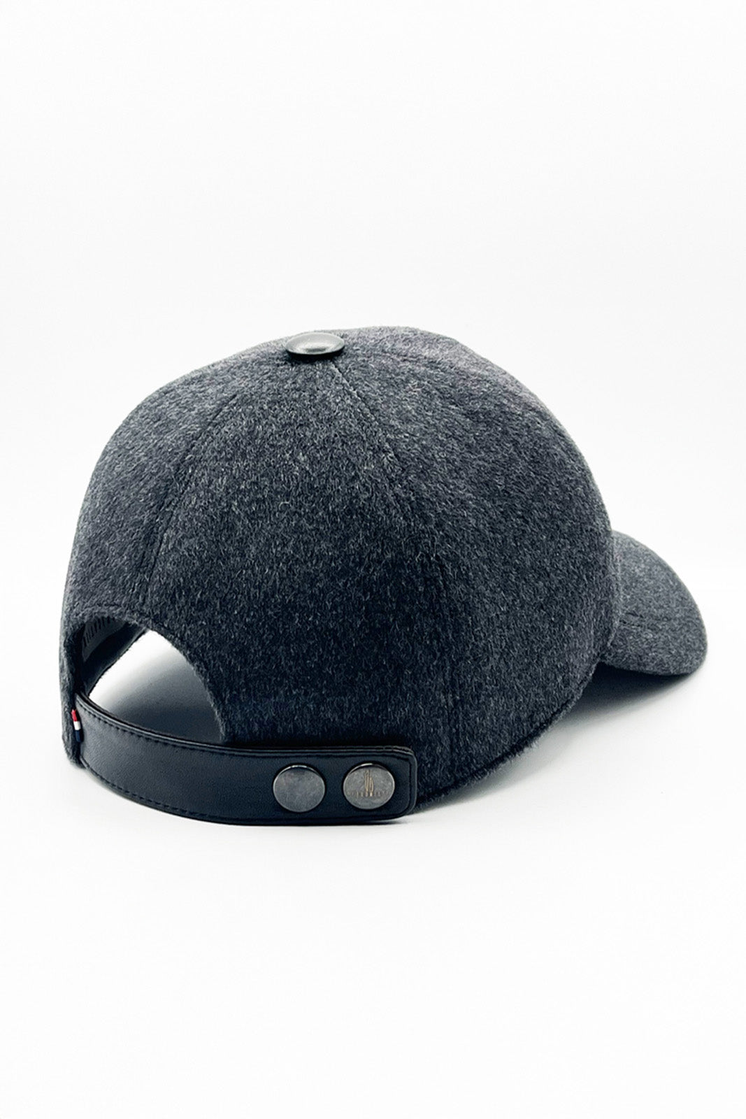 Casquette de baseball en cachemire gris