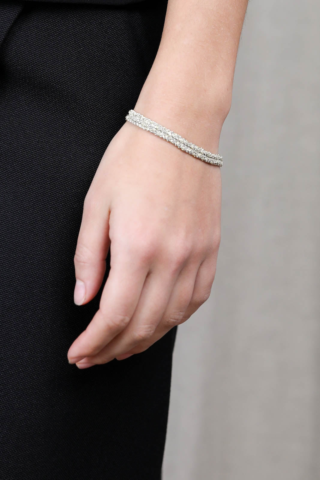 Bracelet N° 183 en or gris