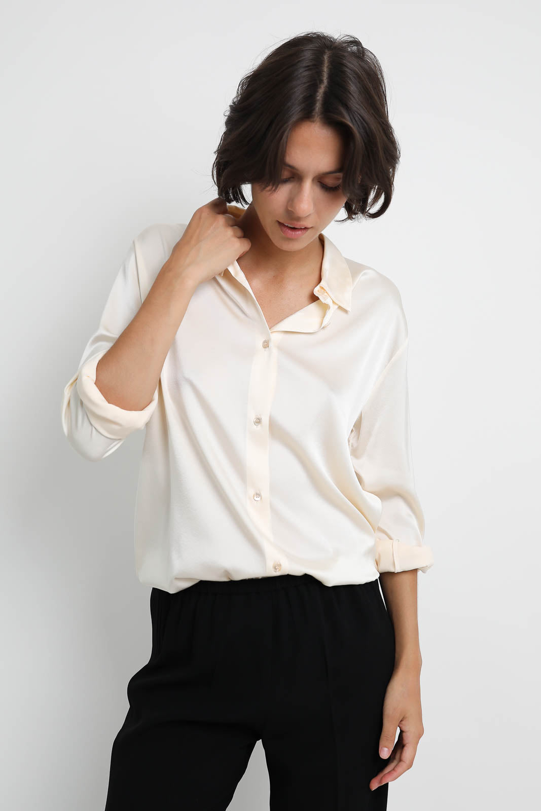 Blouse Forte-Forte Essential en crème